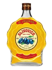 Slivovice Zlatá 3YO budík Rudolf Jelínek 0,7l 45% (id:102038)