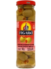 Figaro Zelené olivy s paprikovou pastou 142g (id:188002)