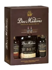 Rum Dos Maderas 5+5 10YO 0,7l 40% s 2x mini sherry + Dárkové balení