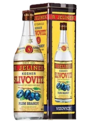 Kosher Slivovitz stříbrná plech 0,7l