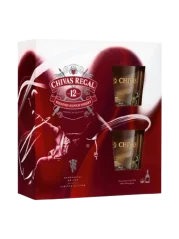 Whisky Chivas regal 12YO limited Manchester United 0,7l 40% + 2 x sklenice