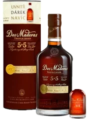 Rum Dos maderas 5+5 0,7l 40% s mini Seleccion 0,05l + Dárkové balení