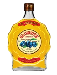 Slivovice Zlatá 3YO budík Rudolf Jelínek 0,7l 45%