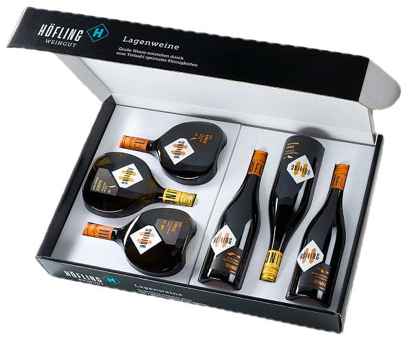 Set Höfling Silvaner Výběr viničních tratí 6 x 0,75l + dárkové balení