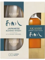 Whisky Akashi Sherry Cask Finish 0,5l 40% se 2 sklenicemi + Dárkové Balení