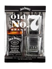 Whisky Jack Daniel`s 0,7l 40% se dvěmi skleničkami + Dárkové Balení (id:135165)