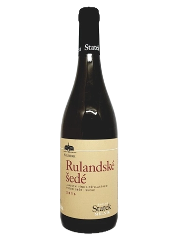Školní statek Mělník Rulandské šedé Pozdní sběr 2016