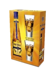 Metaxa 5* GB 5YO 0,7l 38% x2 sklenice (id:131105)