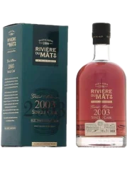 Rum Riviere du Mat 2003 Single Cask 0,7l 46% + Dárkové balení