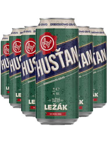 Pivo Lobkowicz Husťan Světlý Ležák 0,5l