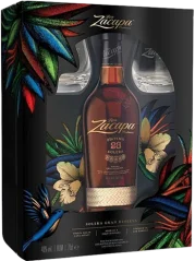Ron Zacapa Centenario 23YO 0,7l 40% se 2 skleničkami + Dárkové balení