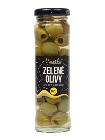 Olivy zelené bez pecky 142g